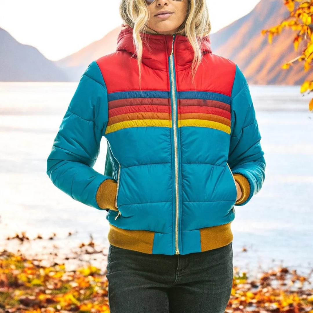 Rosa™ | Retro Hooded Jacket - 50% OFF!