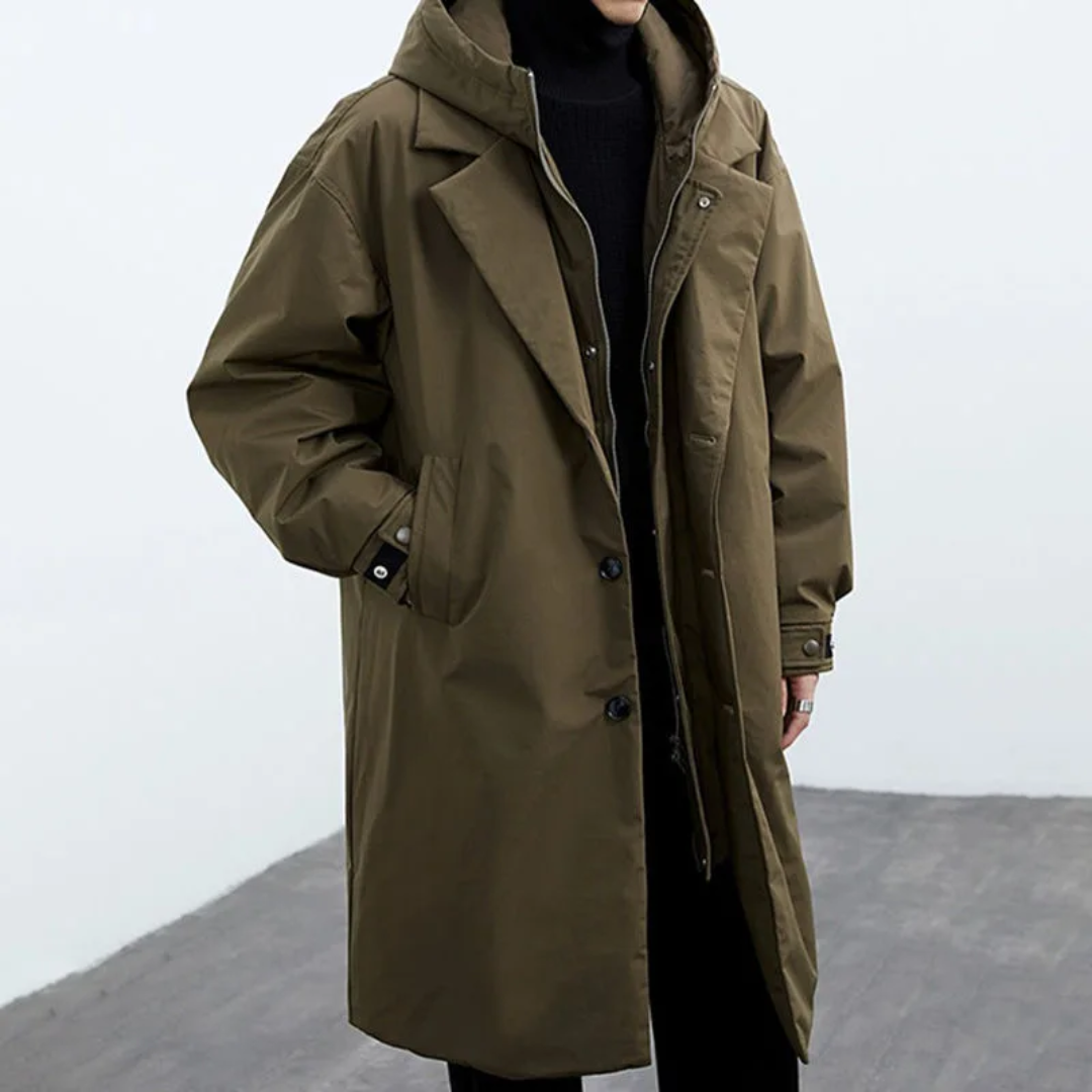 Marcus | Long Winter Coat - 70% OFF