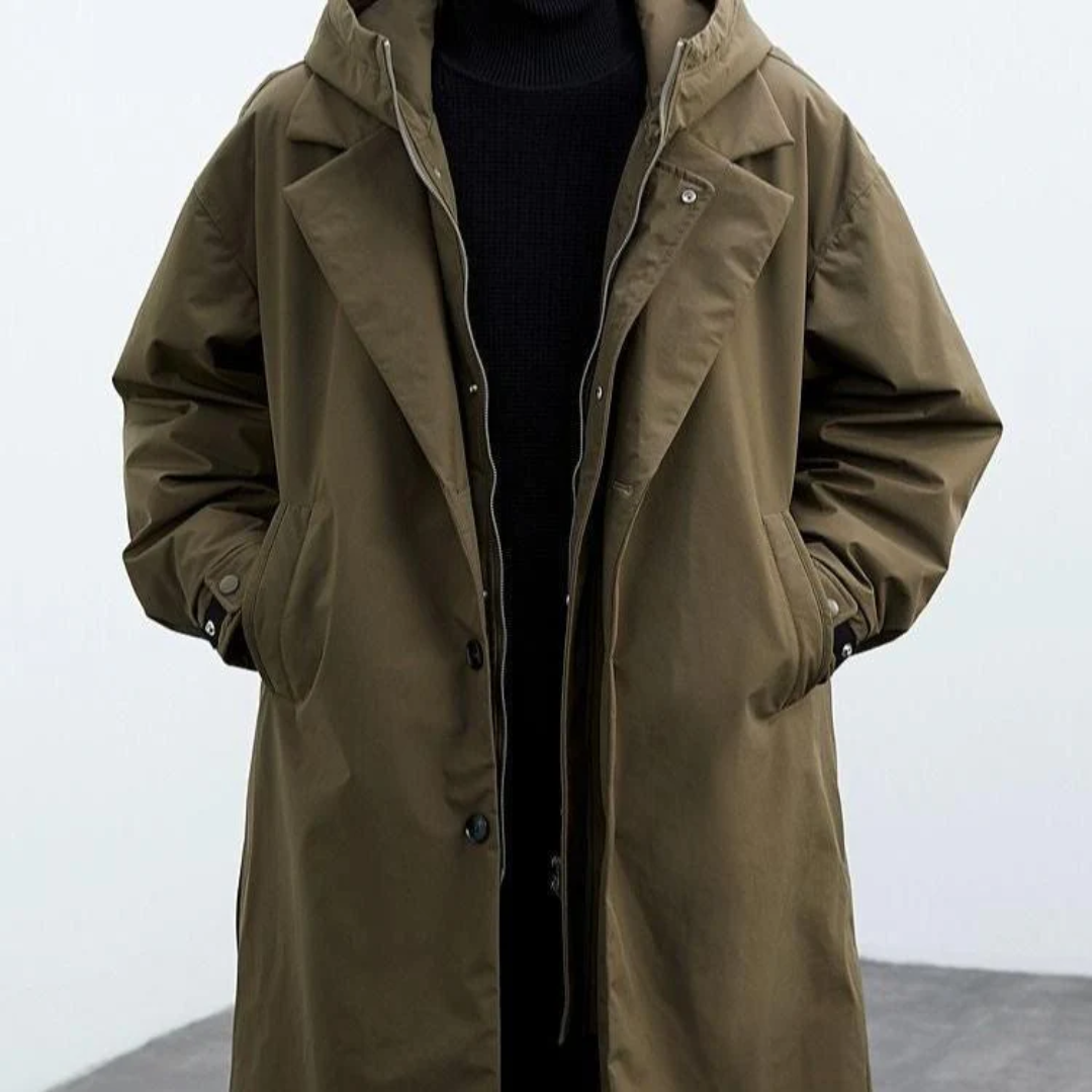 Marcus | Long Winter Coat - 70% OFF