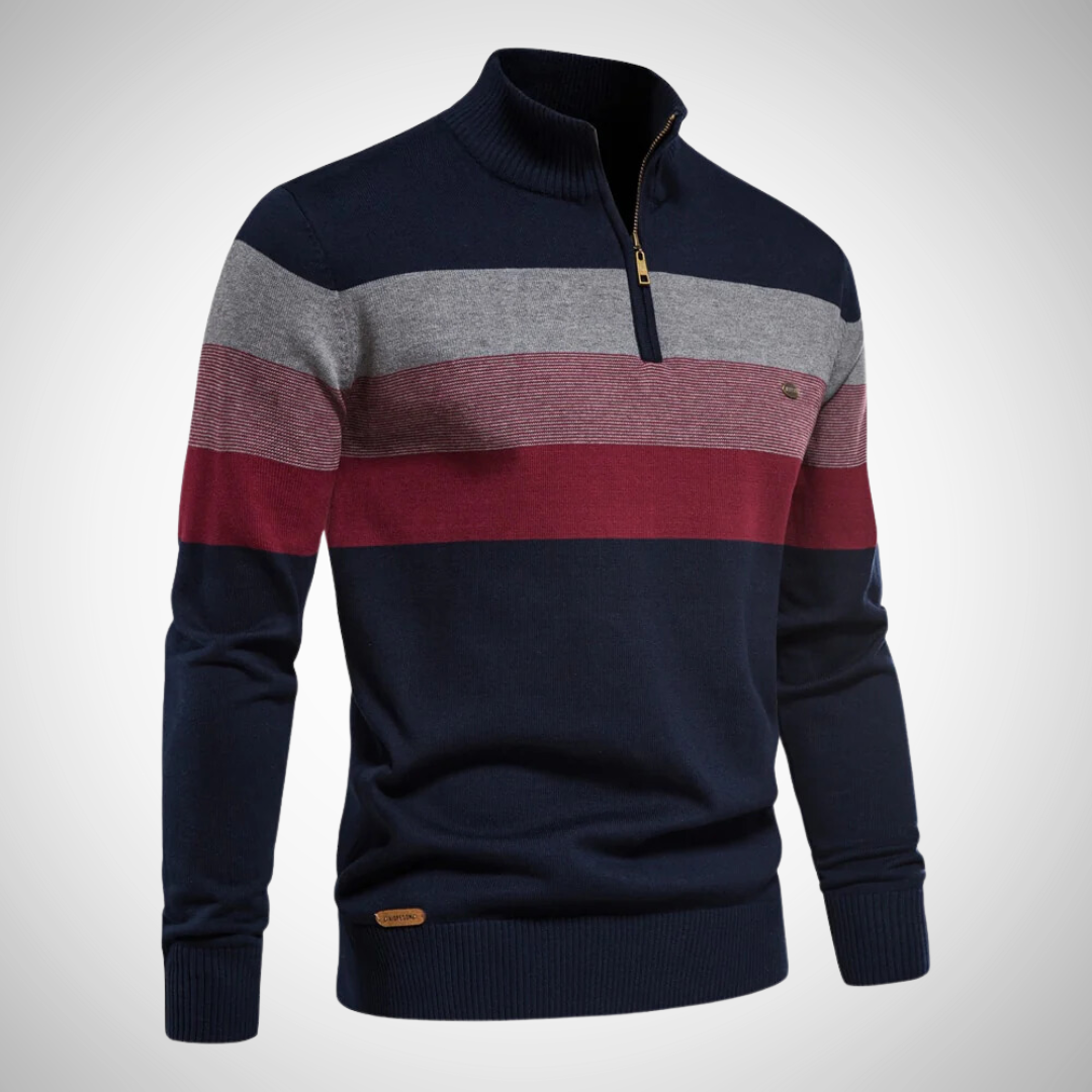 Logan | Retro Knit Pullover - 45% OFF