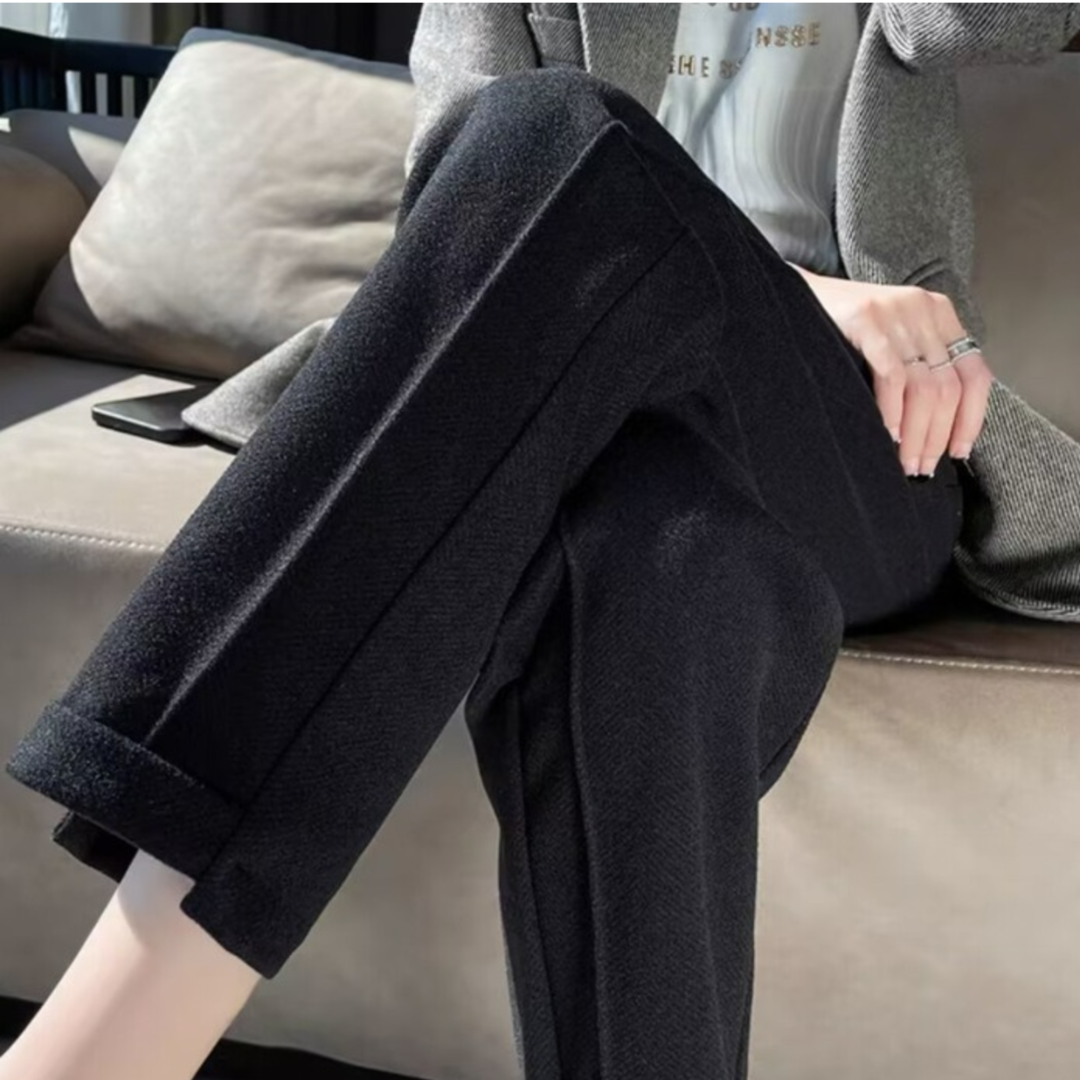 Clara | High-Waisted Tweed Pants