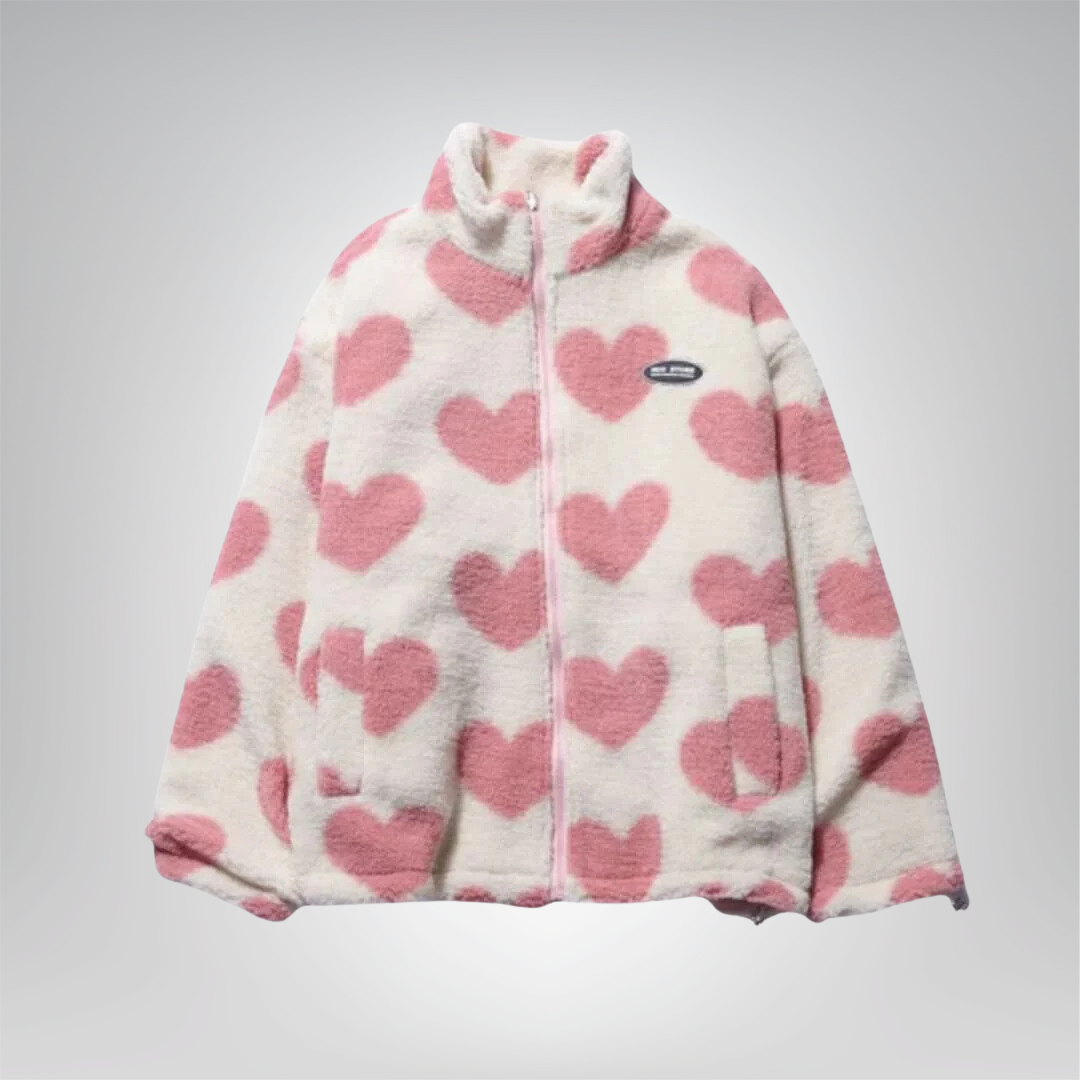 Amara | Double-Sided Heart Jacket - 55% OFF