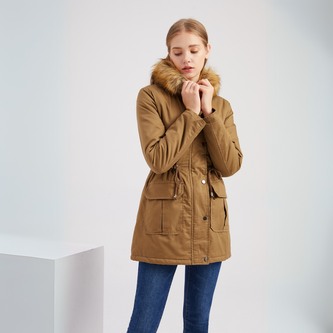 Elena | Lange Winterparka für Damen