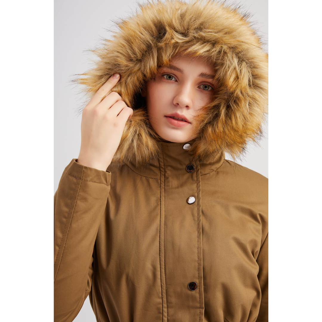 Elena | Lange Winterparka für Damen