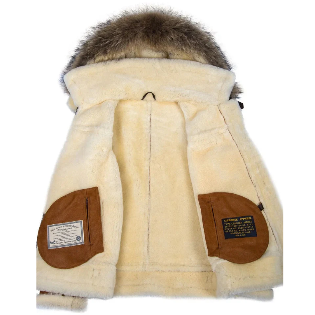 Bryan™ | Warmer Leder-Wintermantel - 70% RABATT