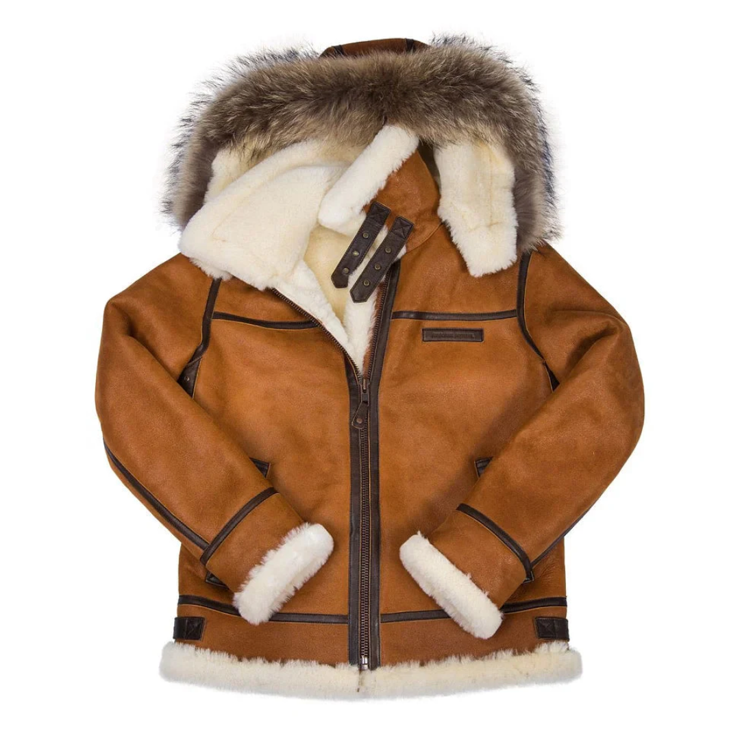 Bryan™ | Warmer Leder-Wintermantel - 70% RABATT