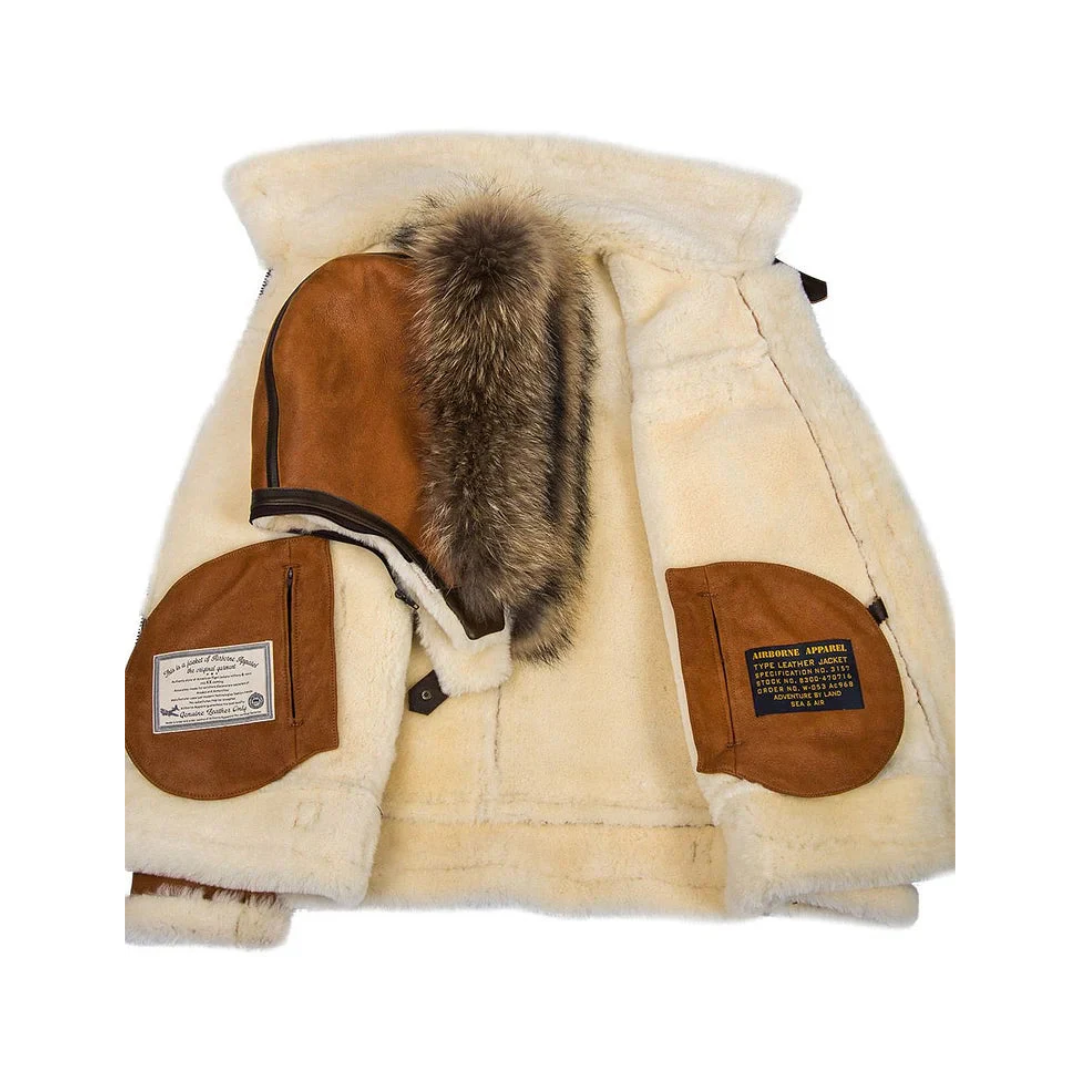 Bryan™ | Warmer Leder-Wintermantel - 70% RABATT