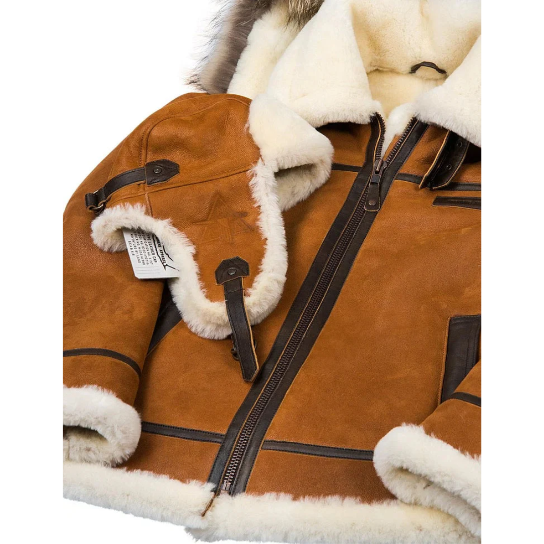 Bryan™ | Warmer Leder-Wintermantel - 70% RABATT