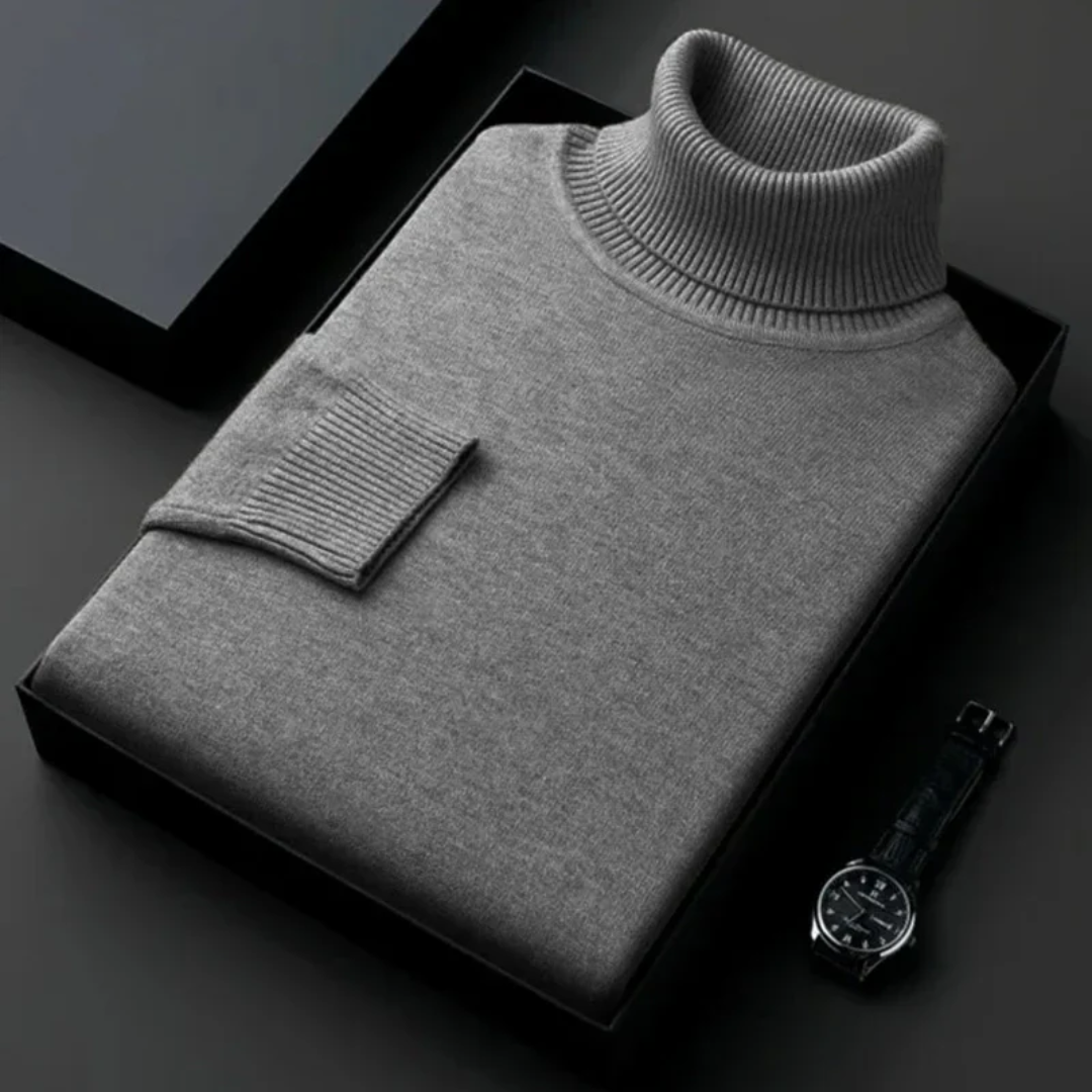 Virtucci | Eleganter Rollkragenpullover - 50% RABATT