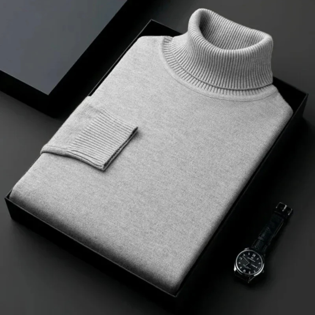 Virtucci | Eleganter Rollkragenpullover - 50% RABATT