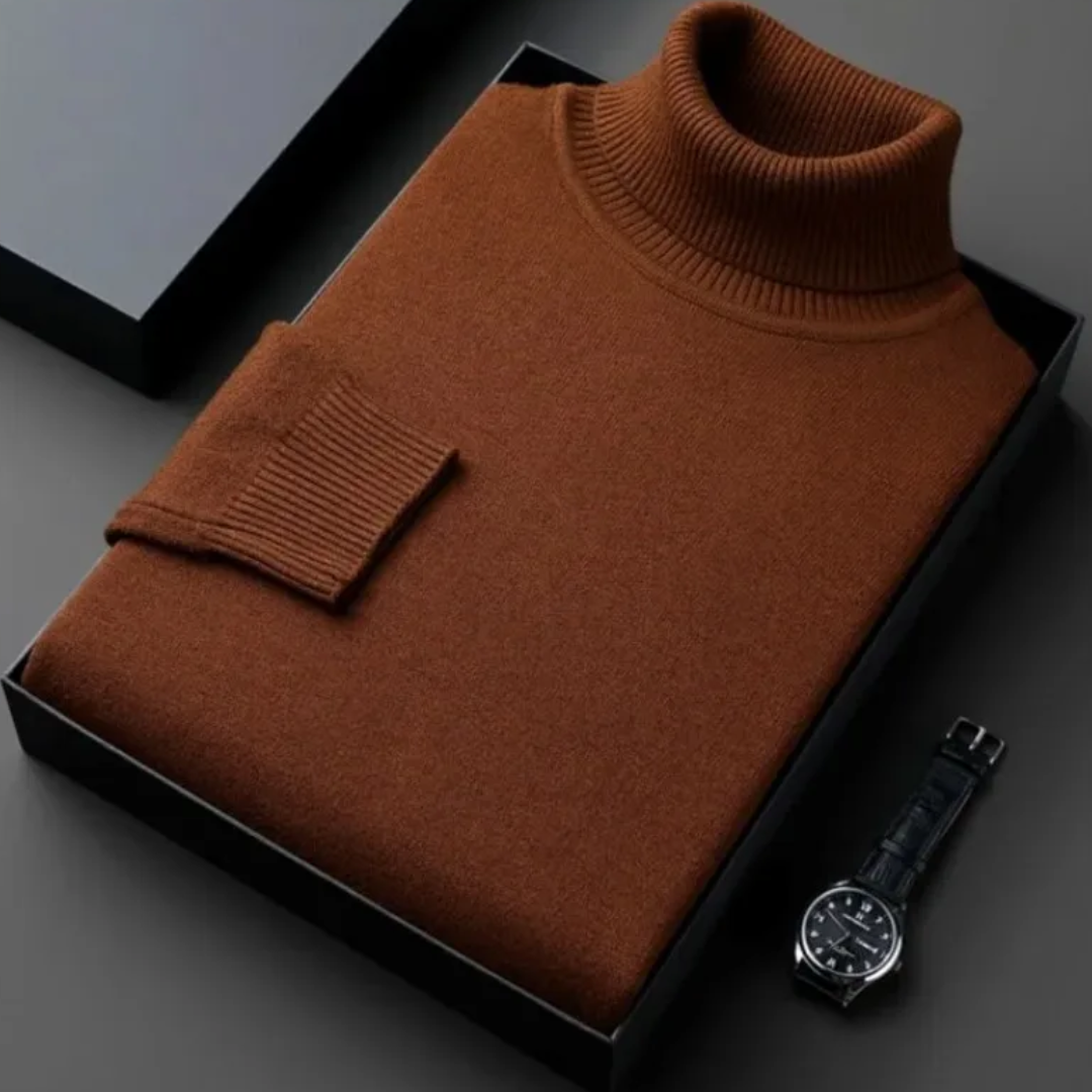 Virtucci | Eleganter Rollkragenpullover - 50% RABATT