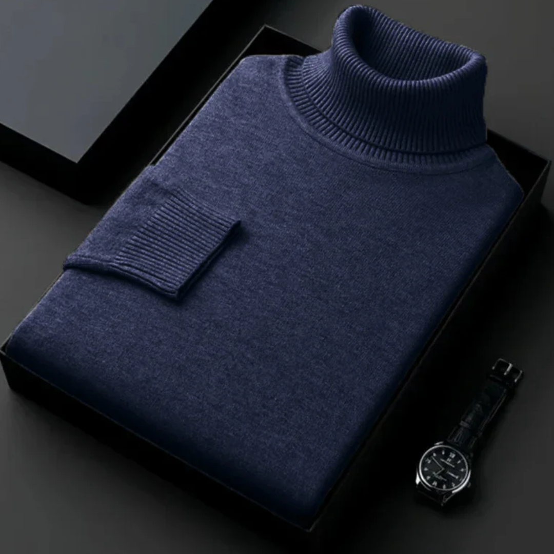 Virtucci | Eleganter Rollkragenpullover - 50% RABATT